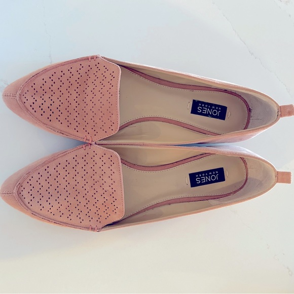 Jones New York Pink Suede Flat Shoes, size 10 NWOT - Picture 3 of 5